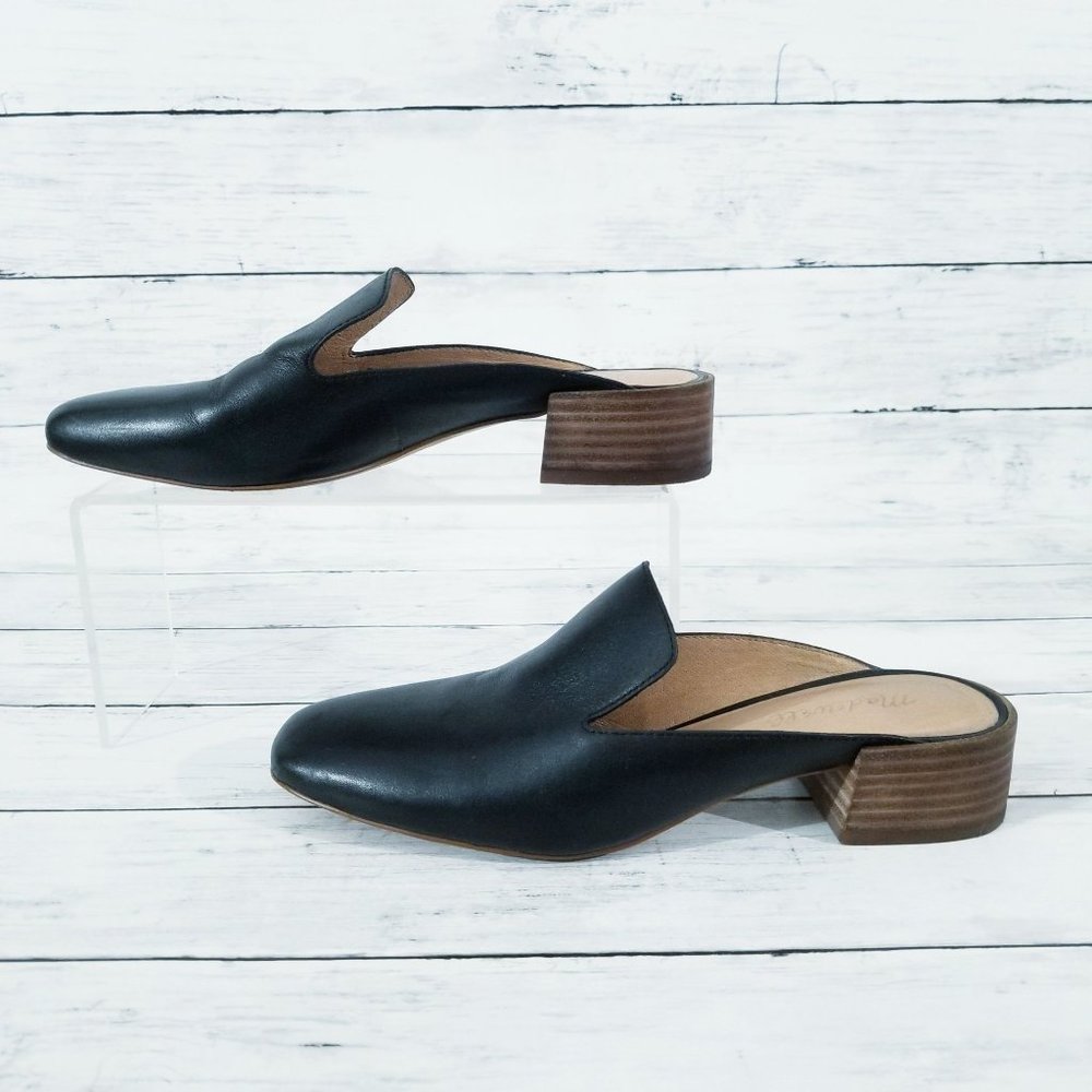 Madewell Loafers The Willa Mule Womens Size 7 Black Leather Shoes